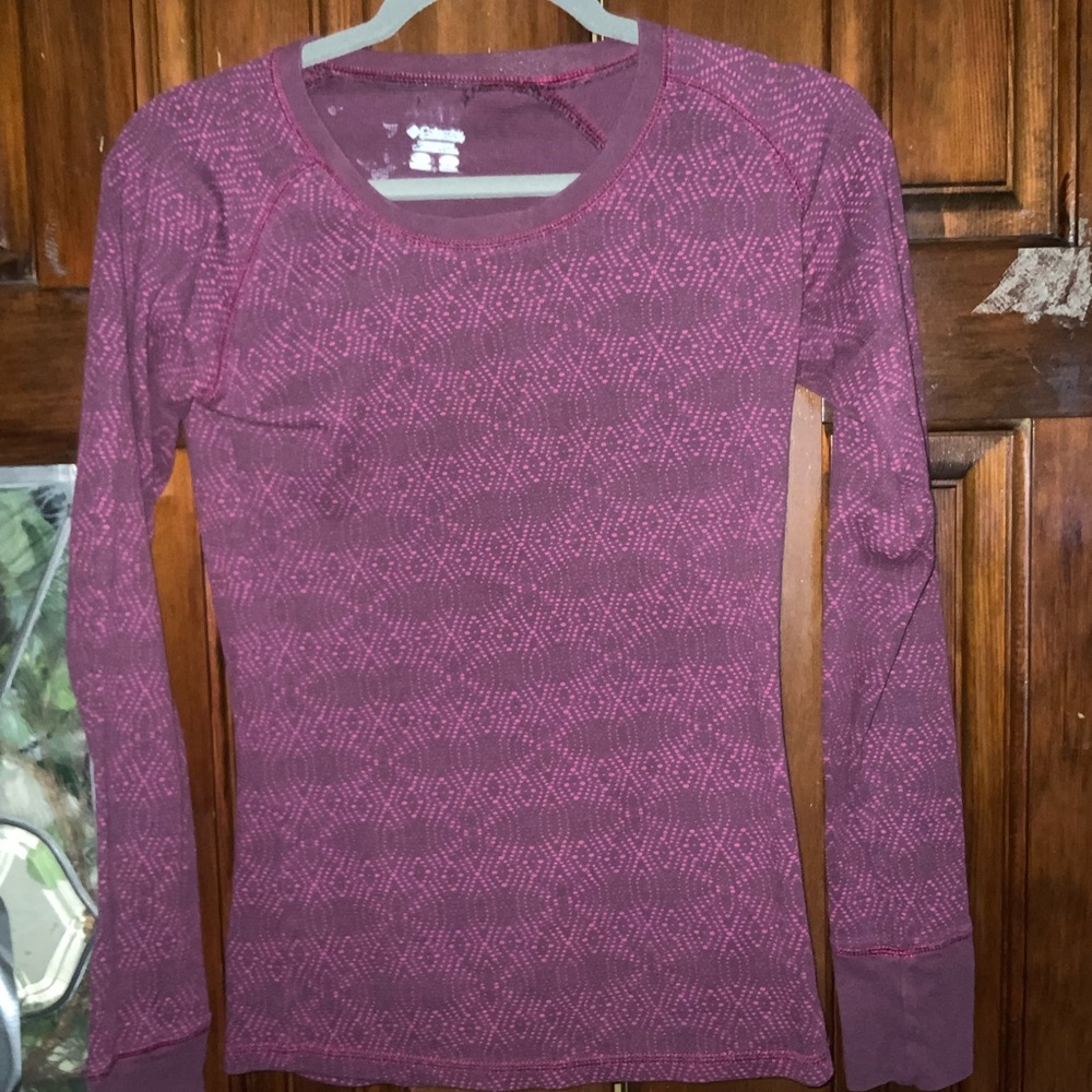 Columbia Women's Patterned Burgundy Thermal